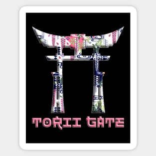 Torii Traditional Japanese Gate Japanese Flag Japan Symbol 50 Sticker